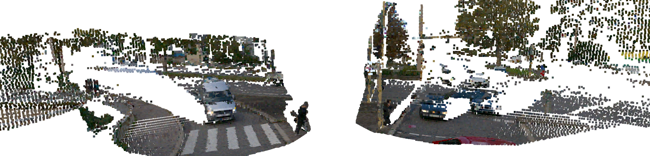 RGB Pointcloud from the Infratstructure