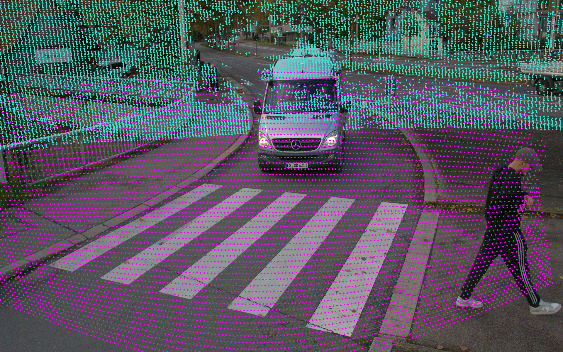 Lidar-Camera projection from Infrastructure 1